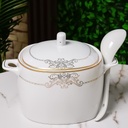 Service à Table 72 Pièces en Porcelaine Florence M1- Carré