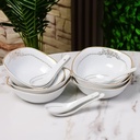 Service à Table 72 Pièces en Porcelaine Florence M1- Carré