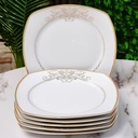 Service à Table 72 Pièces en Porcelaine Florence M1- Carré