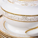 Service à Table 72 Pièces en Porcelaine Florence M4- Rond
