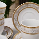 Service à Table 72 Pièces en Porcelaine Florence M4- Rond