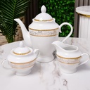 Service à Table 72 Pièces en Porcelaine Florence M4- Rond