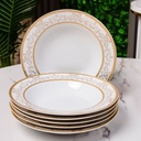 Service à Table 72 Pièces en Porcelaine Florence M4- Rond