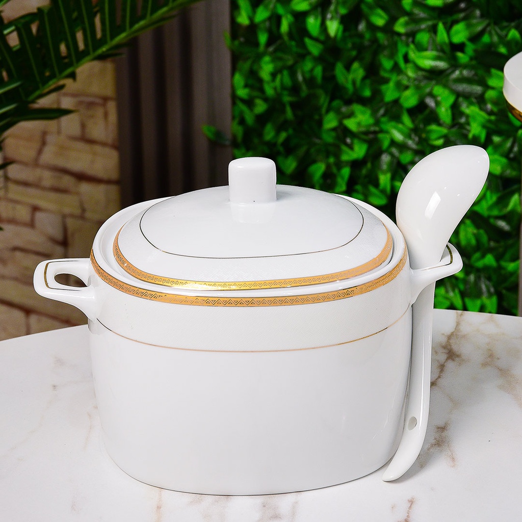 Service à Table 47 Pièces en Porcelaine Florence M2