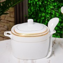 Service à Table 47 Pièces en Porcelaine Florence M2