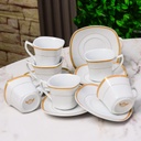 Service à Table 47 Pièces en Porcelaine Florence M2