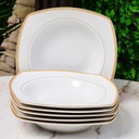 Service à Table 47 Pièces en Porcelaine Florence M2