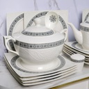 Service à Table 114 Pièces en Porcelaine Florence M1