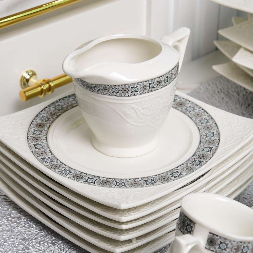 Service à Table 114 Pièces en Porcelaine Florence M1