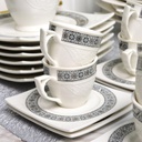 Service à Table 114 Pièces en Porcelaine Florence M1