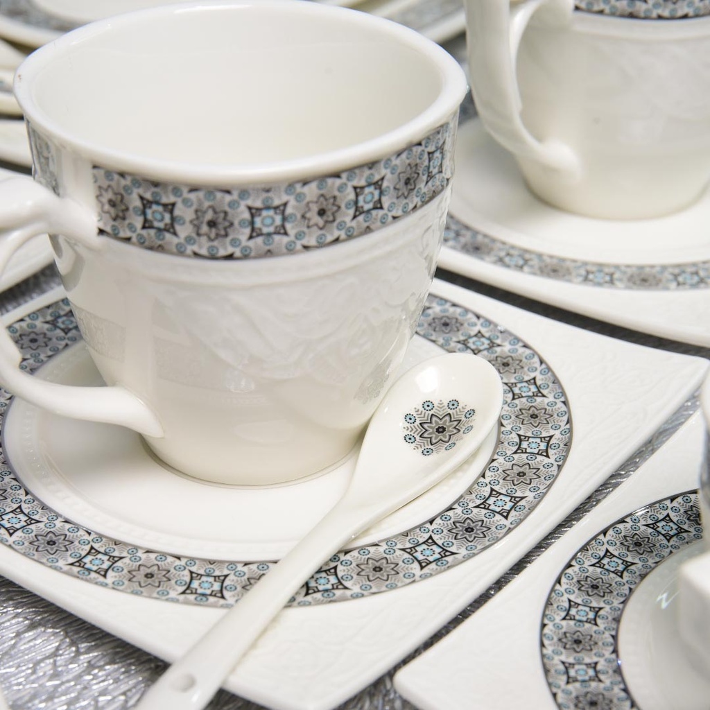 Service à Table 114 Pièces en Porcelaine Florence M1