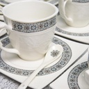 Service à Table 114 Pièces en Porcelaine Florence M1