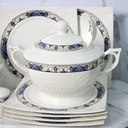 Service à Table 114 Pièces en Porcelaine Florence M2