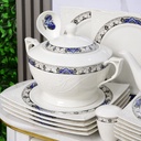 Service à Table 114 Pièces en Porcelaine Florence M2