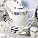 Service à Table 114 Pièces en Porcelaine Florence M2