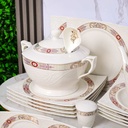 Service à Table 114 Pièces en Porcelaine Florence M4