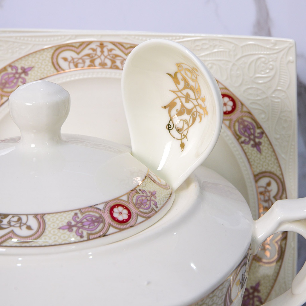 Service à Table 114 Pièces en Porcelaine Florence M4