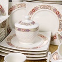 Service à Table 114 Pièces en Porcelaine Florence M4