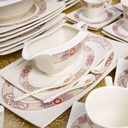 Service à Table 114 Pièces en Porcelaine Florence M4