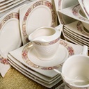 Service à Table 114 Pièces en Porcelaine Florence M4