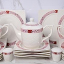 Service à Table 114 Pièces en Porcelaine Florence M3