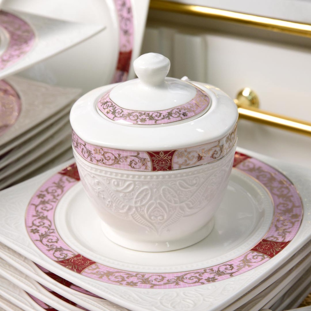 Service à Table 114 Pièces en Porcelaine Florence M3