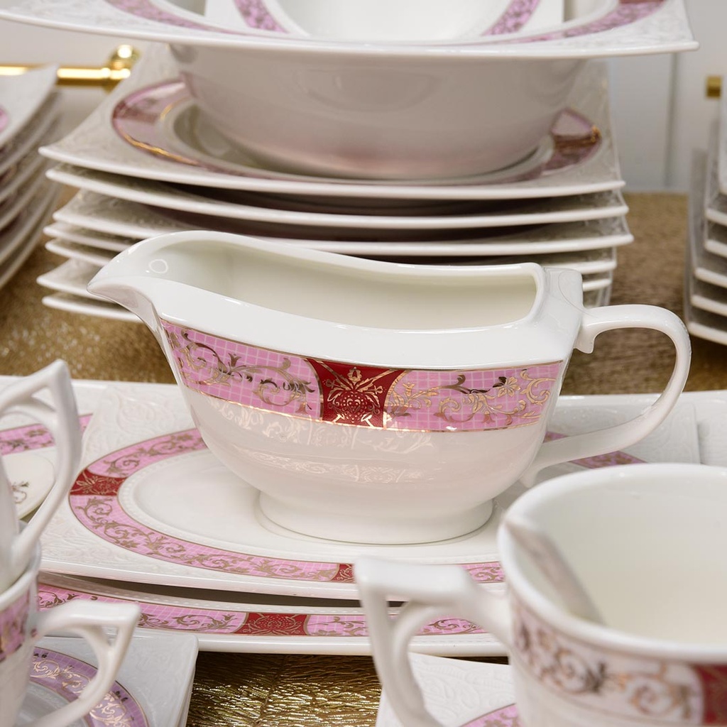 Service à Table 114 Pièces en Porcelaine Florence M3