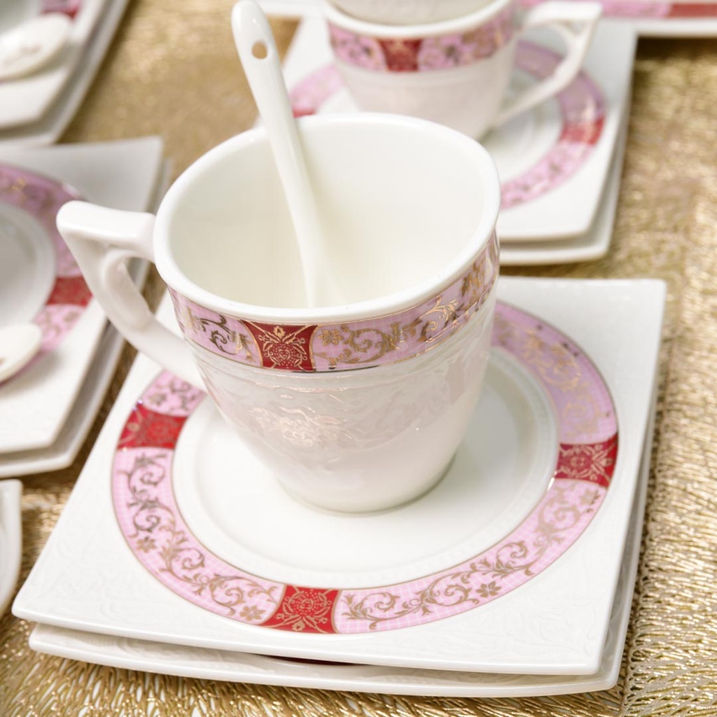 Service à Table 114 Pièces en Porcelaine Florence M3