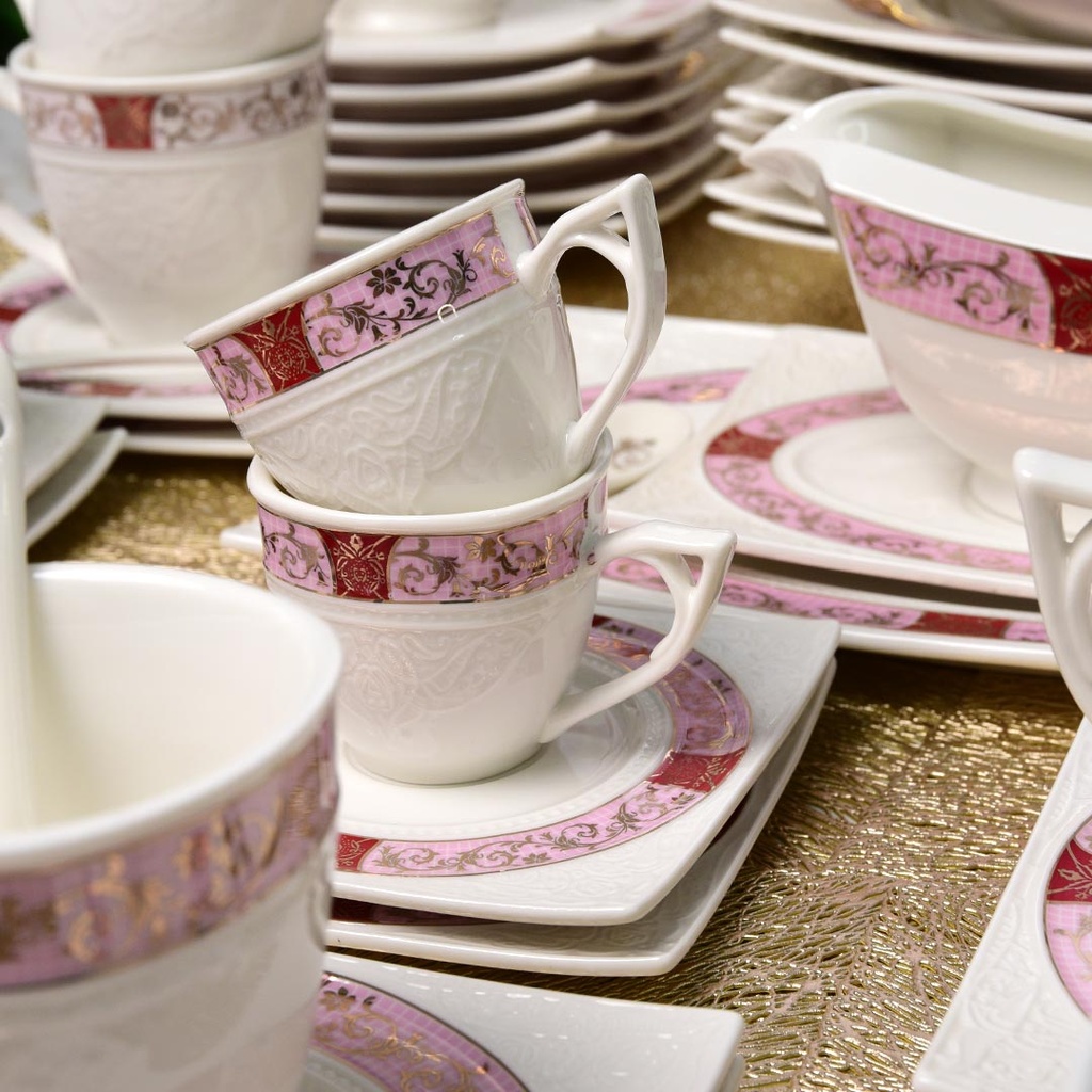 Service à Table 114 Pièces en Porcelaine Florence M3