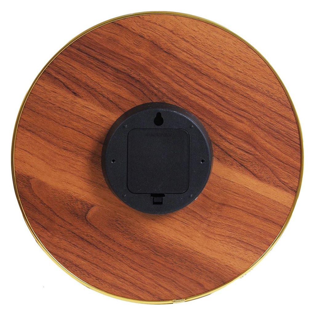 Horloge Murale Rond Bombé 29Cm Noir