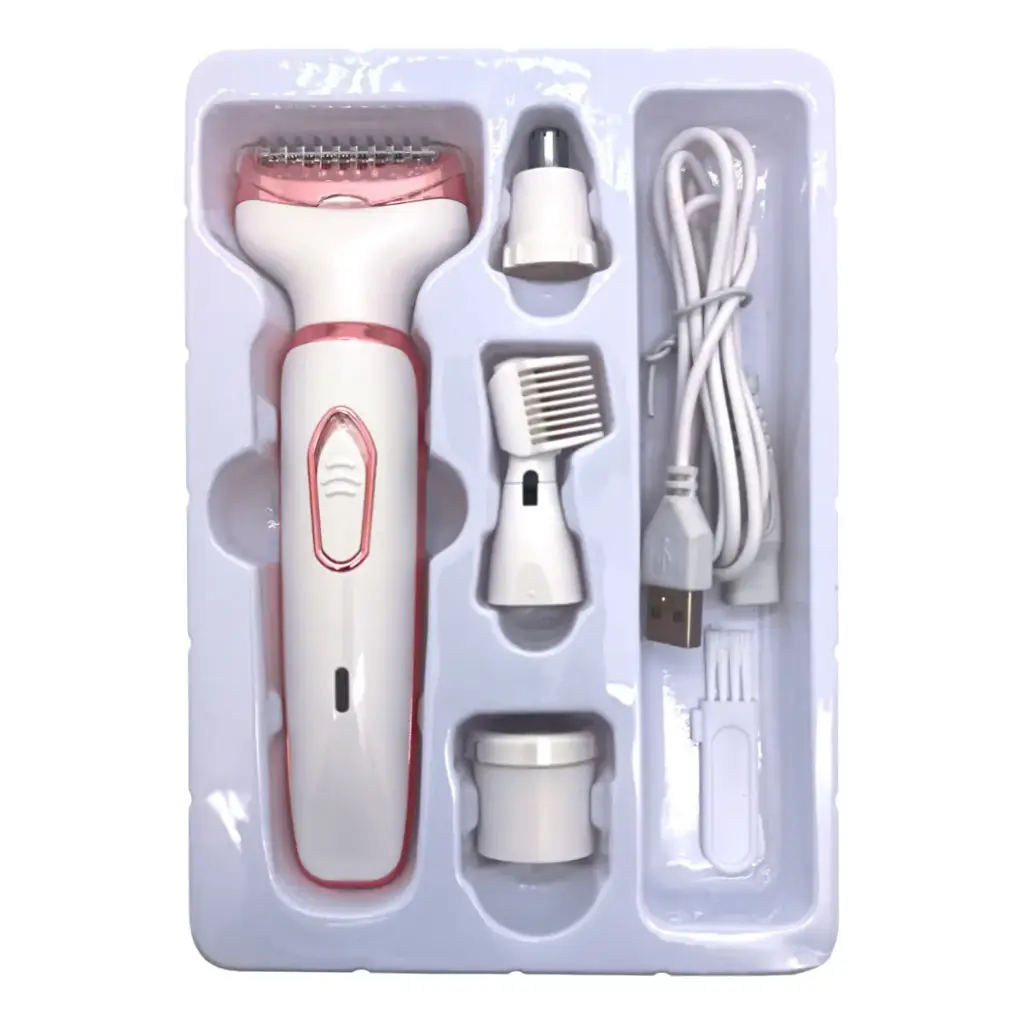 Kit d'épilation rechargeable corps et visage pour femme 4 en 1 Daling