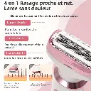 Kit d'épilation rechargeable corps et visage pour femme 4 en 1 Daling