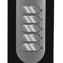 Ventilateur sur Pied 80W Noir 