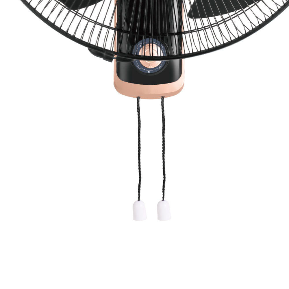 Packs de 2 Ventilateurs Mural 75W Noir