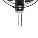 Packs de 2 Ventilateurs Mural 75W Noir