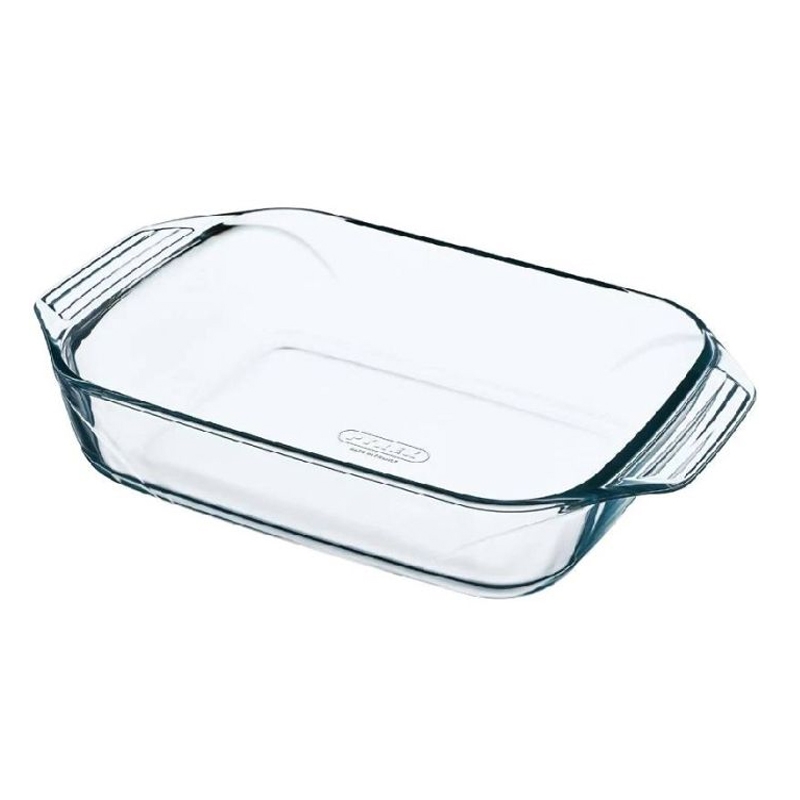 Ensemble de 2 Pats Rectangulaire Pyrex Irrésistible 35x23Cm et 31x20 Cm