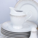 Service à Table en Porcelaine 72 Pièces Bravo Doré Motif 4