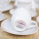 Service à Table en Porcelaine 72 Pièces Bravo Doré Motif 4