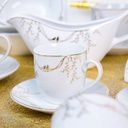 Service à Table en Porcelaine 72 Pièces Bravo Doré Motif 5