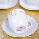 Service à Table en Porcelaine 72 Pièces Bravo Doré Motif 5