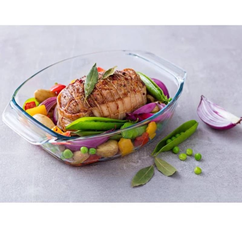 Ensemble de 2 Pats Rectangulaire Pyrex Irrésistible 35x23Cm et 31x20 Cm