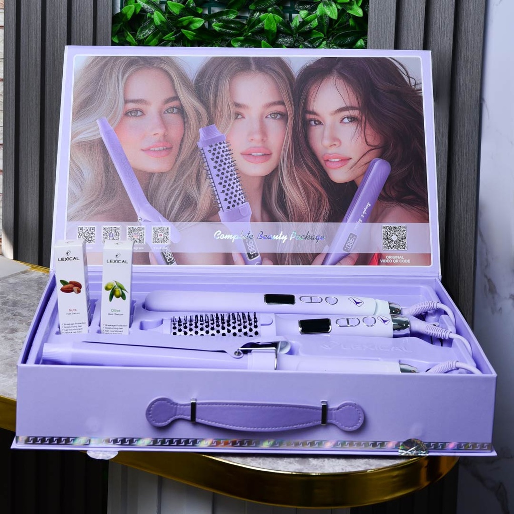 Coffret Cheveux 5 en1 Avec 2 Sérum Gratuit Lexical 980°F