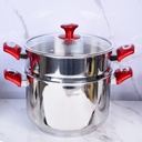 Batterie de Cuisine 29 Pièces Inox 18/10 Hascevher 