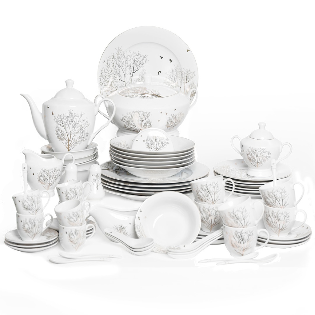 Service à Table en Porcelaine 72 Pièces Bravo (M3)