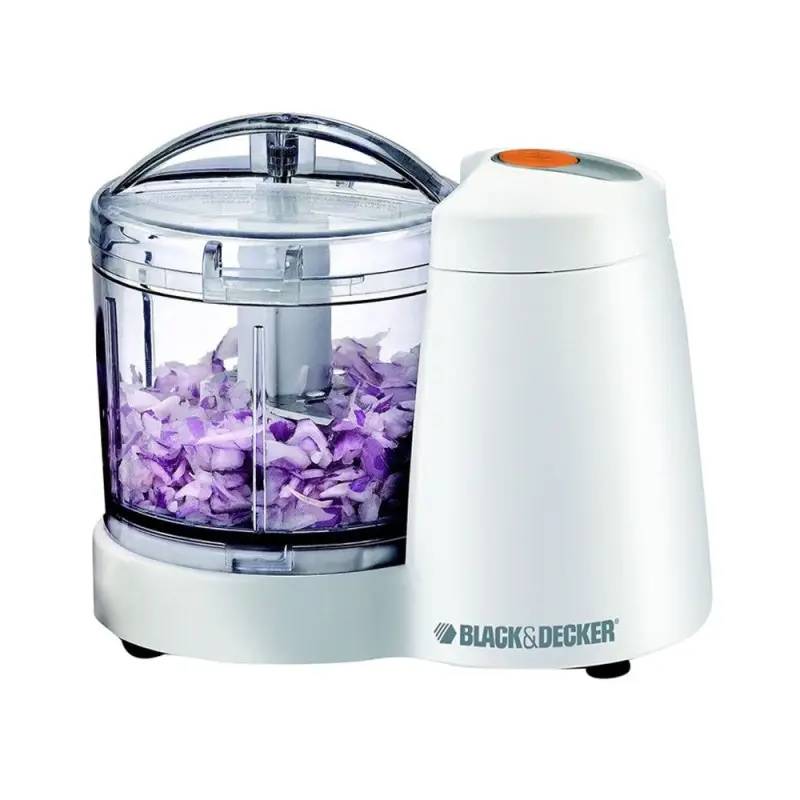 Black & Decker Mini hachoir 120W – Blanc