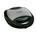 Black & Decker Appareil à Panini/Croque 750W – 2 Fentes – Noir