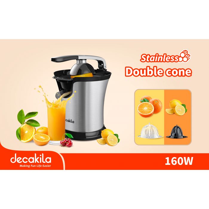 Decakila Presse-agrumes électrique 160W - Chromé