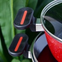 Ensemble de 4 Casseroles Hot Chef Rouge