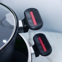 Ensemble de 4 Casseroles Hot Chef Noir