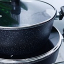 Ensemble de 4 Casseroles Hot Chef Noir